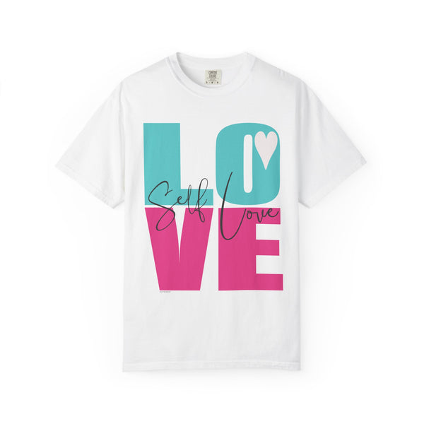 ♡ Self-LOVE .: Garment Dyed 100% Cotton T-Shirts (Relaxed fit)