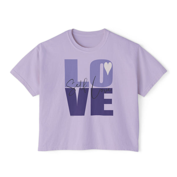 Self LOVE .: Women's Boxy Tee (Boxy fit)