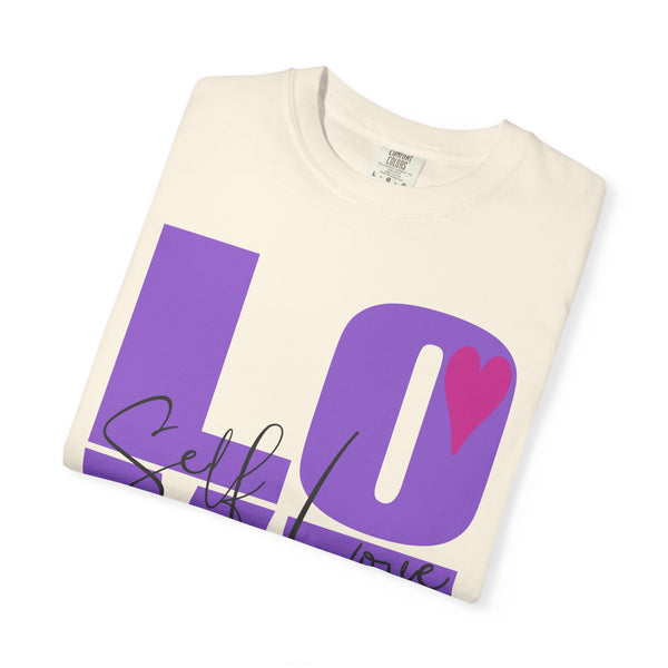♡ Self-LOVE .: Garment Dyed 100% Cotton T-Shirts (Relaxed fit)