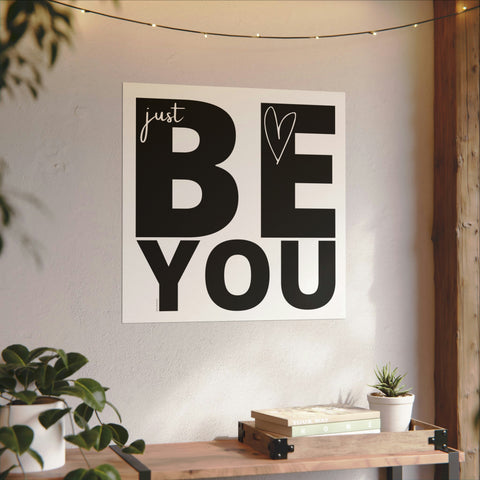 ♡ Just BE YOU .: Textured Watercolor Matte Posters