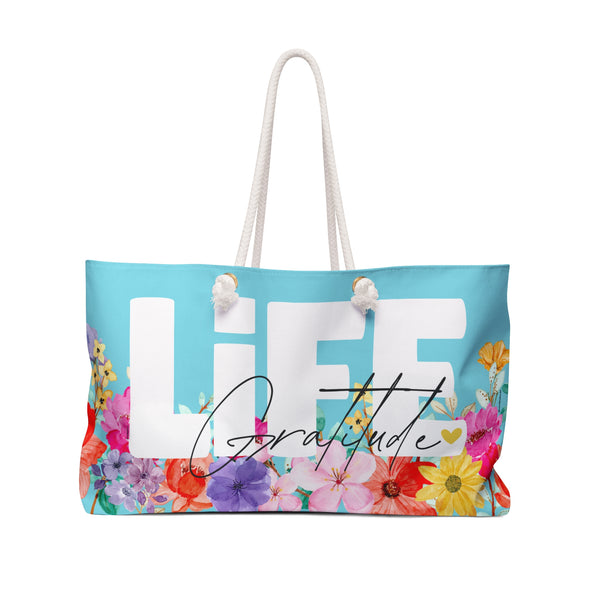 ♡ LiFE :: Gratitude :: Floral Collection .: Fashion Tote Bag