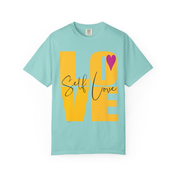 ♡ Self-LOVE .: Garment Dyed 100% Cotton T-Shirts (Relaxed fit)