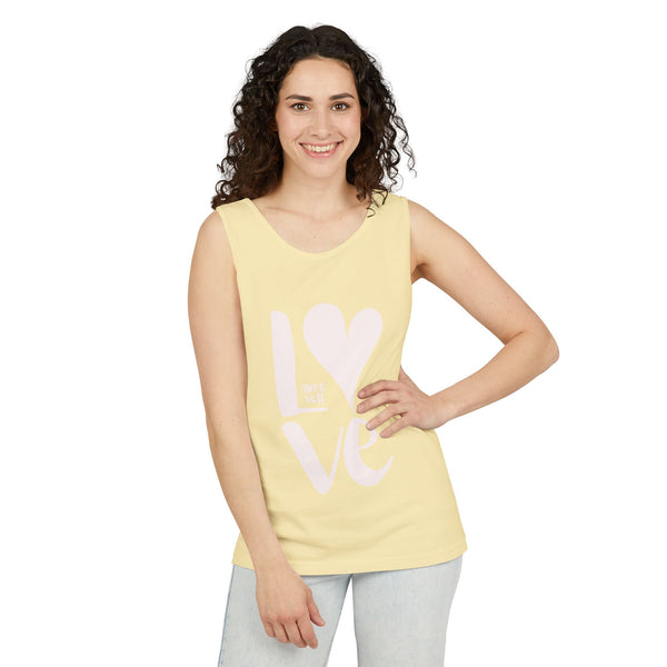 More Self LOVE .: Garment-Dyed Tank Top