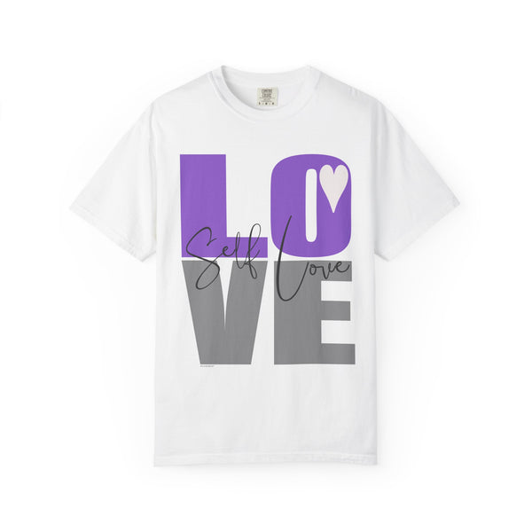 ♡ Self-LOVE .: Garment Dyed 100% Cotton T-Shirts (Relaxed fit)