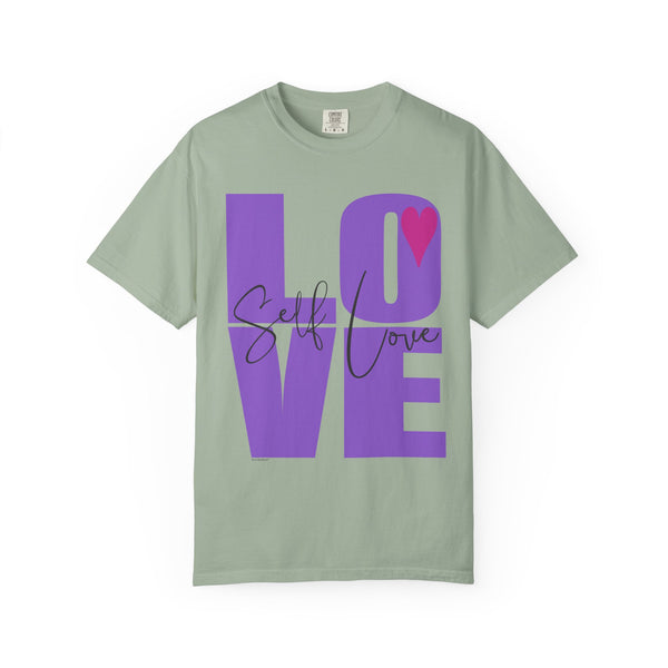 ♡ Self-LOVE .: Garment Dyed 100% Cotton T-Shirts (Relaxed fit)