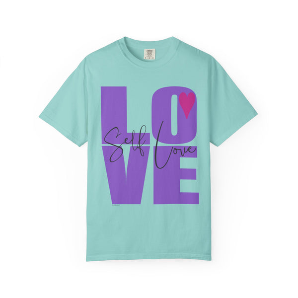♡ Self-LOVE .: Garment Dyed 100% Cotton T-Shirts (Relaxed fit)