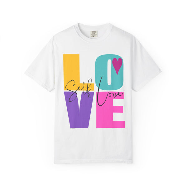 ♡ Self-LOVE .: Garment Dyed 100% Cotton T-Shirts (Relaxed fit)