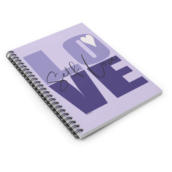 ♡ SELF LOVE.: Classic Spiral Notebook :: 118 Ruled Line
