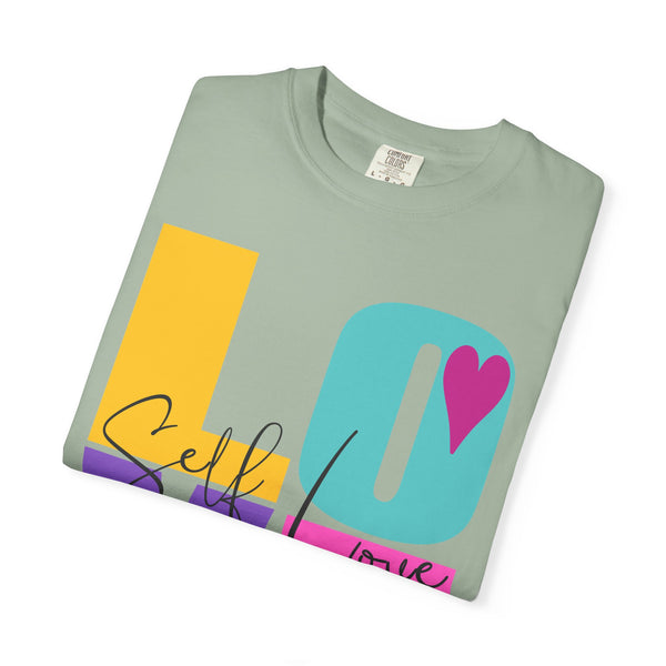 ♡ Self-LOVE .: Garment Dyed 100% Cotton T-Shirts (Relaxed fit)