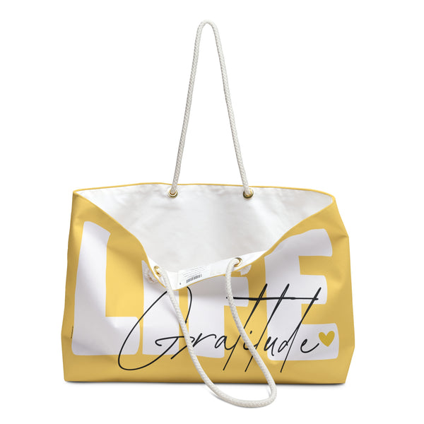 ♡ LIFE .: Gratitude :: Weekender Tote