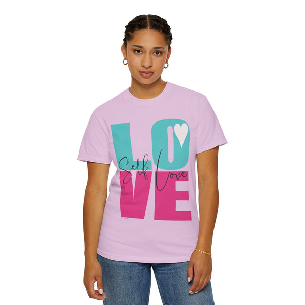 ♡ Self-LOVE .: Garment Dyed 100% Cotton T-Shirts (Relaxed fit)