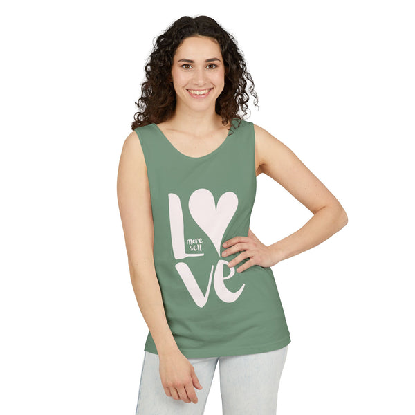 More Self LOVE .: Garment-Dyed Tank Top