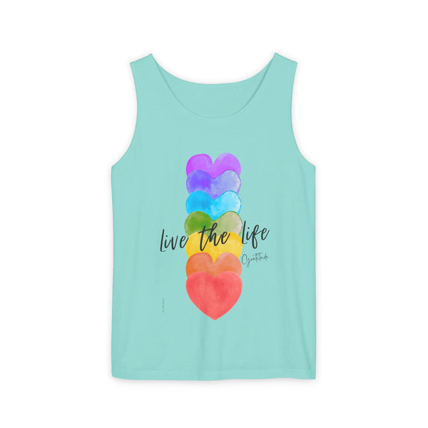 Live the Life .: Garment-Dyed Tank Top