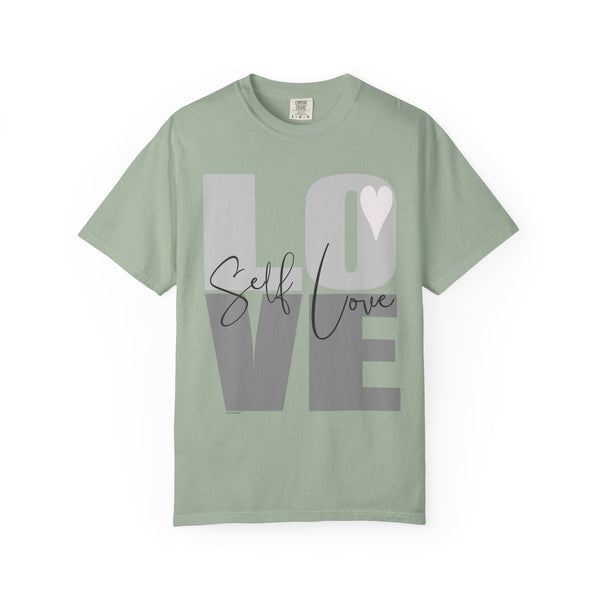 ♡ Self-LOVE .: Garment Dyed 100% Cotton T-Shirts (Relaxed fit)
