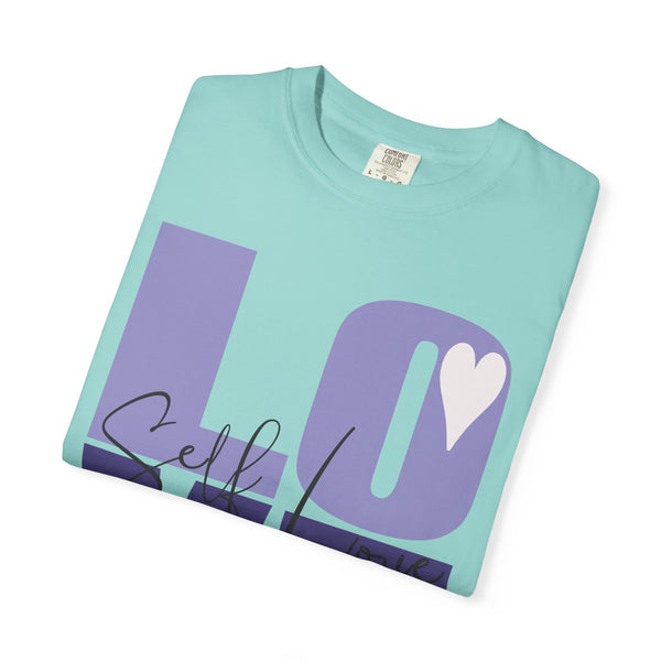 ♡ Self-LOVE .: Garment Dyed 100% Cotton T-Shirts (Relaxed fit)