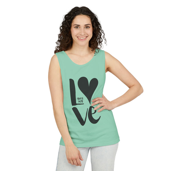 More Self LOVE .: Garment-Dyed Tank Top