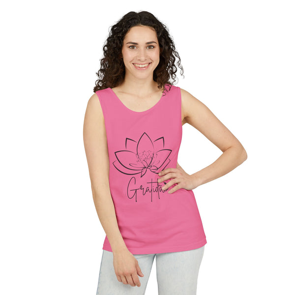 Gratidão .: Garment-Dyed Tank Top