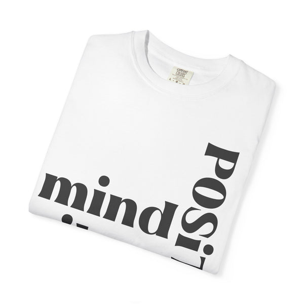 ♡ Positive Mind-Vibes-Life .: Unisex Garment Dyed 100% Cotton T-Shirts (Relaxed fit)