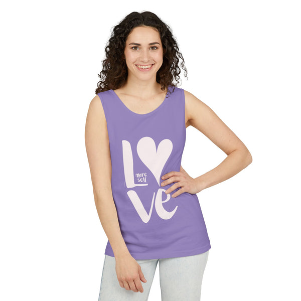 More Self LOVE .: Garment-Dyed Tank Top