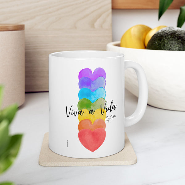 ♡ Viva a Vida : Gratidão :: Coffee or Tea Mug  :: (11oz, 15oz)