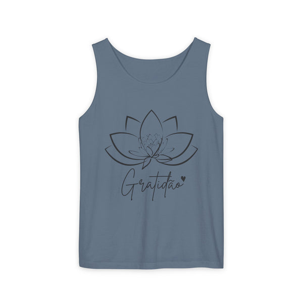 Gratidão .: Garment-Dyed Tank Top