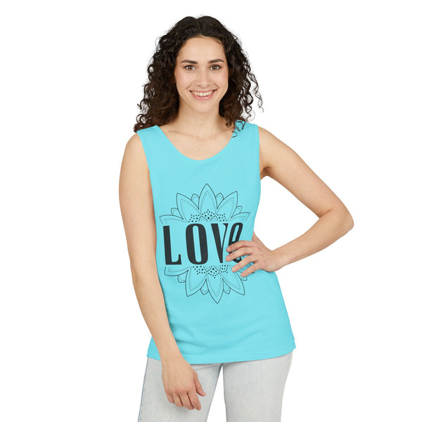 LOVE .: Garment-Dyed Tank Top
