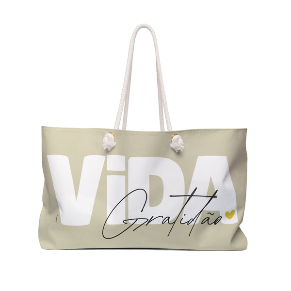 ♡ VIDA .: Gratidão :: Weekender Tote