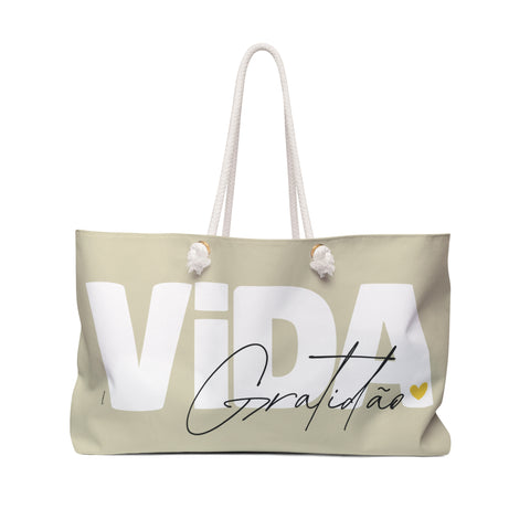 ♡ VIDA .: Gratidão :: Weekender Tote