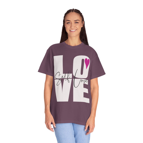 ♡ Self-LOVE .: Garment Dyed 100% Cotton T-Shirts (Relaxed fit)