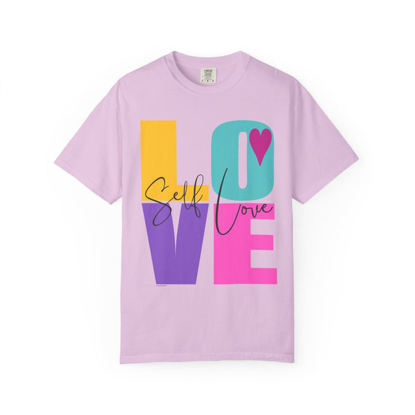 ♡ Self-LOVE .: Garment Dyed 100% Cotton T-Shirts (Relaxed fit)