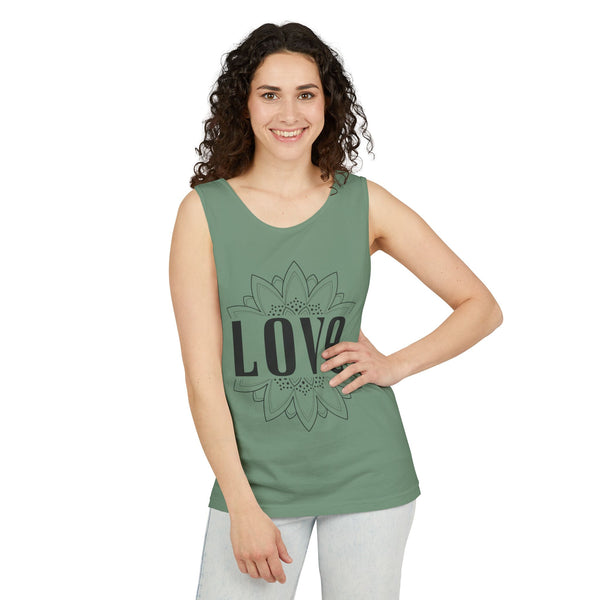 LOVE .: Garment-Dyed Tank Top