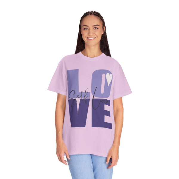 ♡ Self-LOVE .: Garment Dyed 100% Cotton T-Shirts (Relaxed fit)