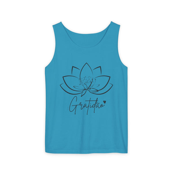 Gratidão .: Garment-Dyed Tank Top