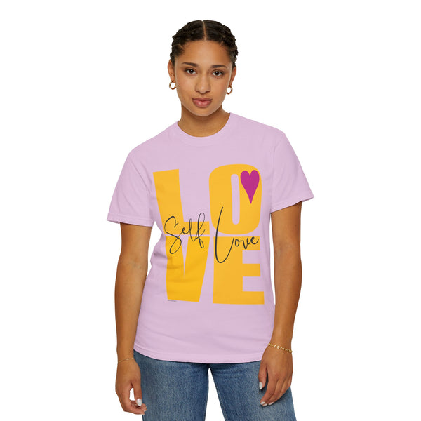 ♡ Self-LOVE .: Garment Dyed 100% Cotton T-Shirts (Relaxed fit)