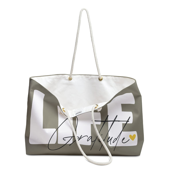 ♡ LIFE .: Gratitude :: Weekender Tote