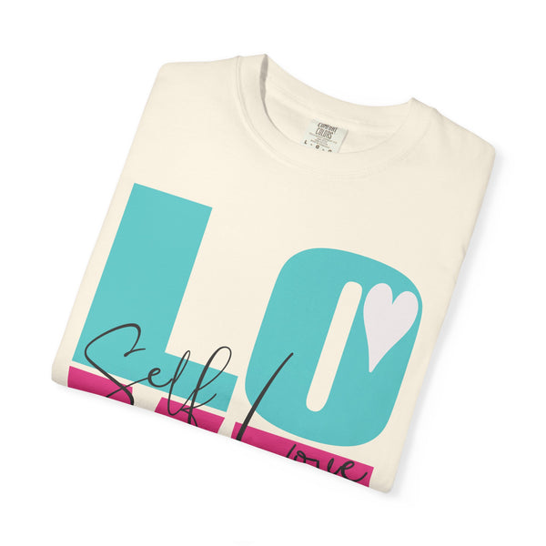 ♡ Self-LOVE .: Garment Dyed 100% Cotton T-Shirts (Relaxed fit)