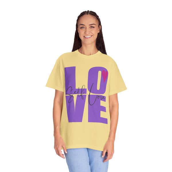 ♡ Self-LOVE .: Garment Dyed 100% Cotton T-Shirts (Relaxed fit)
