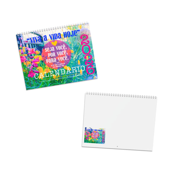 Viva a Vida Hoje .: Calendário exclusivo com mensagens positivas (2026)