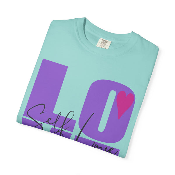 ♡ Self-LOVE .: Garment Dyed 100% Cotton T-Shirts (Relaxed fit)