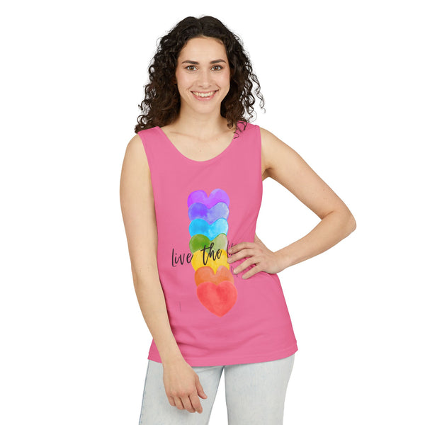 Live the Life .: Garment-Dyed Tank Top