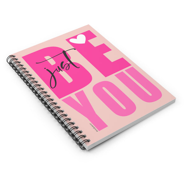 ♡ JUST BE YOU .: Classic Spiral Notebook :: 118 Ruled Line
