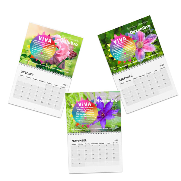 Calendário 2026 VIVA A VIDA :: Edição Exclusiva "Iluminação"