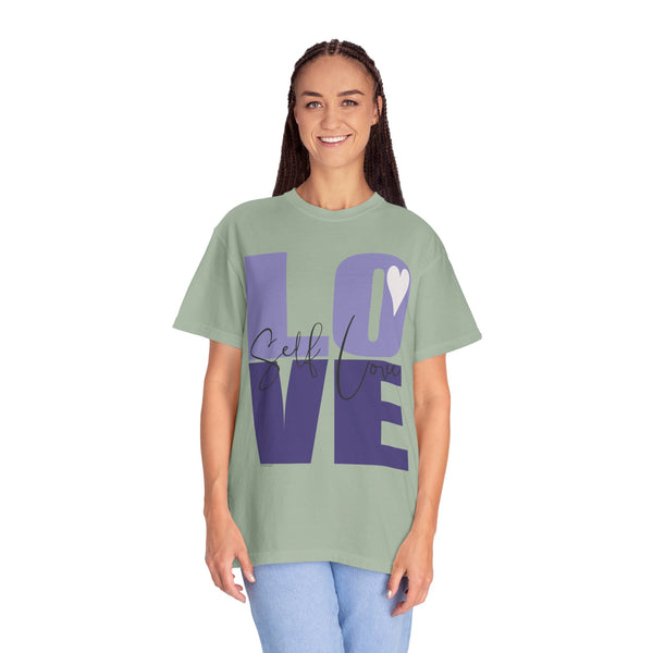 ♡ Self-LOVE .: Garment Dyed 100% Cotton T-Shirts (Relaxed fit)