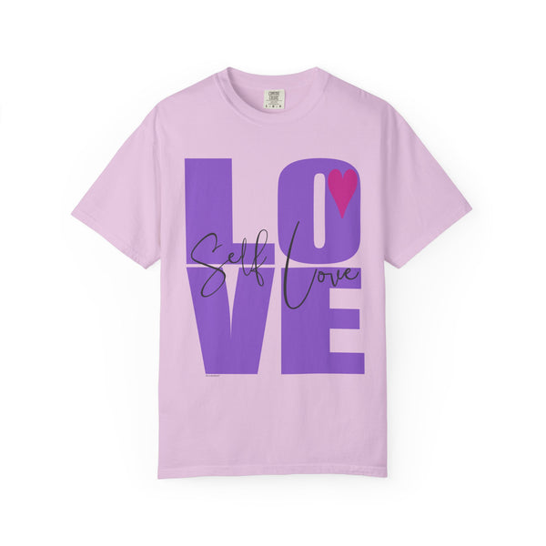 ♡ Self-LOVE .: Garment Dyed 100% Cotton T-Shirts (Relaxed fit)