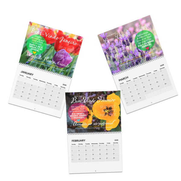 Mais Amor Próprio .: Calendário exclusivo com mensagens positivas (2026)