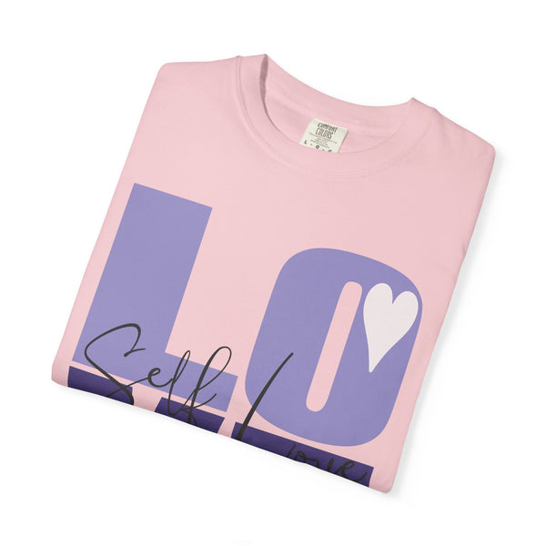 ♡ Self-LOVE .: Garment Dyed 100% Cotton T-Shirts (Relaxed fit)