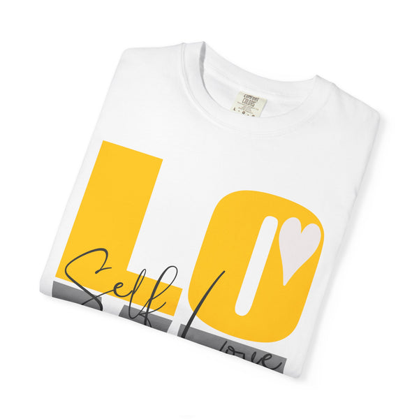♡ Self-LOVE .: Garment Dyed 100% Cotton T-Shirts (Relaxed fit)