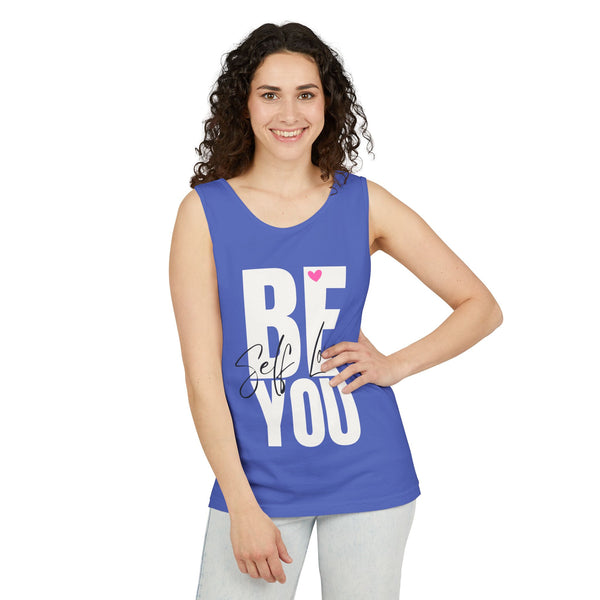 BE YOU .: Self LOVE .: Garment-Dyed Tank Top