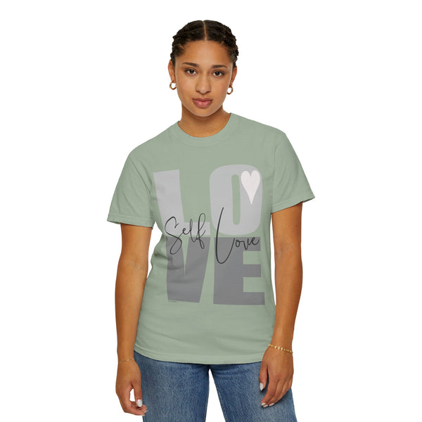 ♡ Self-LOVE .: Garment Dyed 100% Cotton T-Shirts (Relaxed fit)