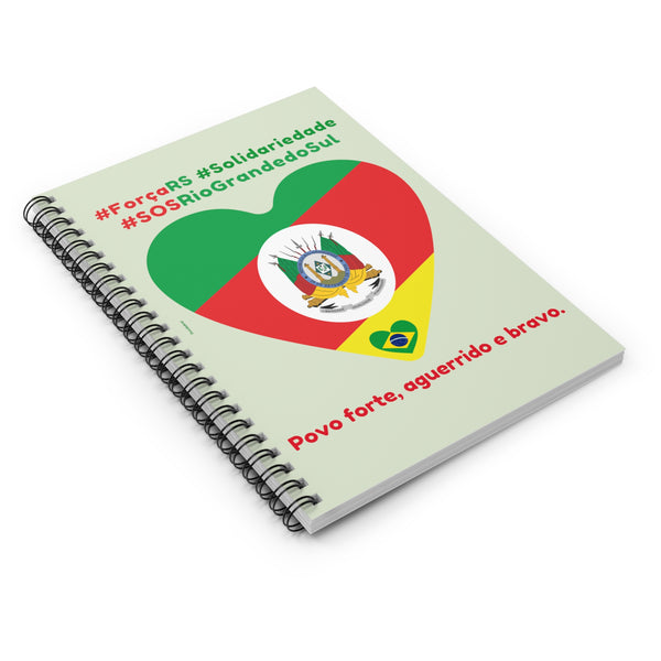 ♡ Caderno .: Rio Grande do Sul .: Spiral Notebook :: 118 Ruled Line